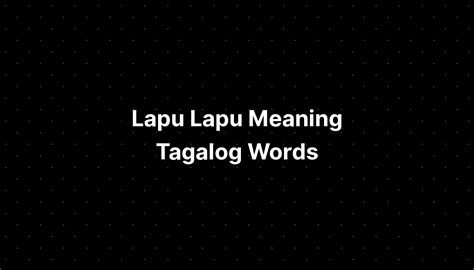 lappu meaning in english